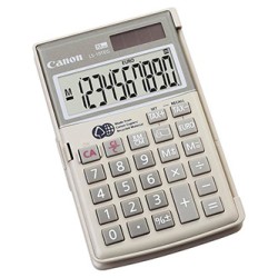 Canon kalkulator LS-10TEG DBL, szara, kieszonkowy, 10 miejsc