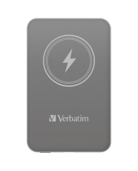 Verbatim Charge 'n' Go Litowo-polimerowy (LiPo) 5000 mAh Bezprzewodowe ładowanie Szary