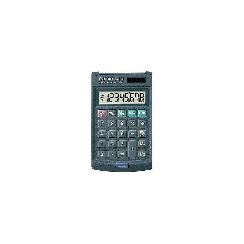 Canon kalkulator LS-39E DBL EMEA, szara, kieszonkowy, 8 miejsc
