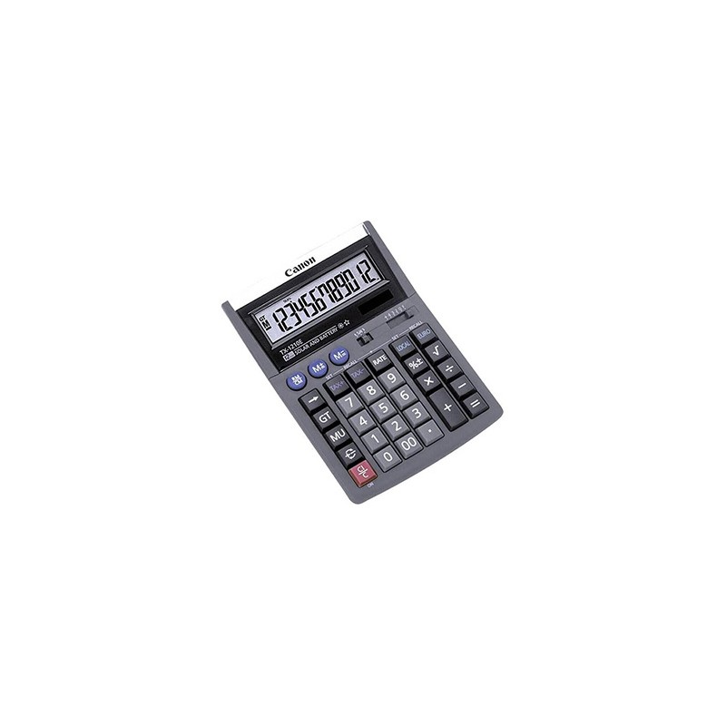 Canon kalkulator TX-1210E DBL EMEA, szara, kieszonkowy, 12 miejsc
