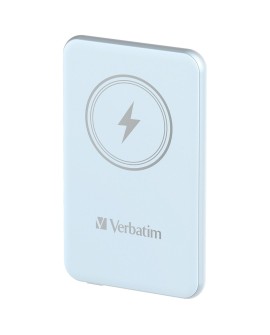 Verbatim Charge 'n' Go Litowo-polimerowy (LiPo) 5000 mAh Bezprzewodowe ładowanie Niebieski