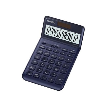 Casio Kalkulator JW 200 SC NY, niebieska, 12 miejsc, uchylny wyświetlacz, podwójne zasilanie
