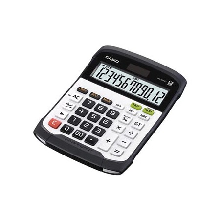 Casio Kalkulator WD 320 MT, czarno-biały, stołowy, wodoodporny