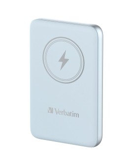 Verbatim Charge 'n' Go Litowo-polimerowy (LiPo) 10000 mAh Bezprzewodowe ładowanie Niebieski