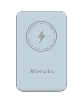 Verbatim Charge 'n' Go Litowo-polimerowy (LiPo) 10000 mAh Bezprzewodowe ładowanie Niebieski