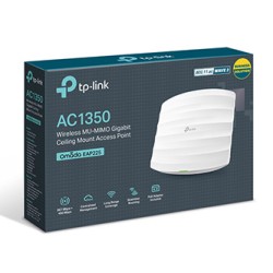 TP-LINK access point EAP225 2.4GHz i 5GHz, extender/ wzmacniacz, IPv6, PoE, 1300Mbps, zintegrowana Antena 802.11n, Beamforming, 