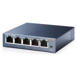 TP-LINK switch TL-SG105 1000Mbps, automatyczne uczenie się adr. MAC, auto MDI MDIX