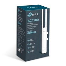 TP-LINK zewnętrzny punkt dostępowy EAP225-outdoor 2.4GHz i 5GHz, IPv6, PoE, 1200Mbps, zewnętrzna, USB Antena 802.11ac, MU-MIMO, 