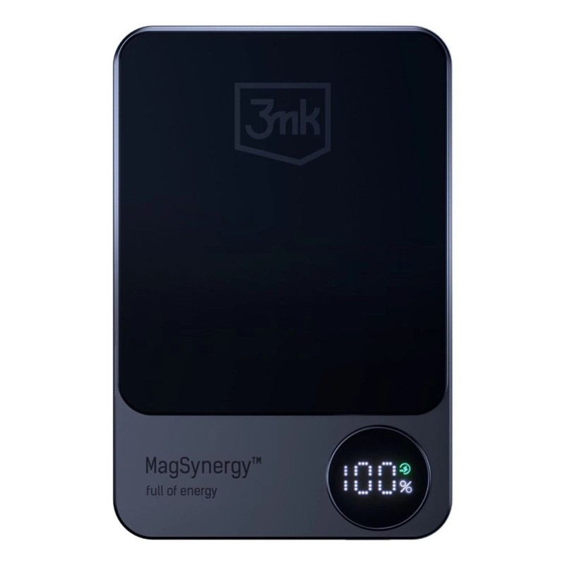 3MK MagSynergy Litowo-polimerowy (LiPo) 5000 mAh Bezprzewodowe ładowanie Czarny