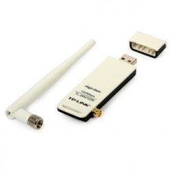 TP-LINK USB klient TL-WN722N 2.4GHz, 150Mbps, zewnętrzna, USB Antena 802.11n