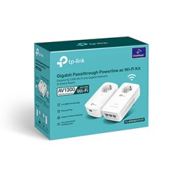 TP-LINK powerline (LAN przez 230V) TL-WPA8631P KIT 1300Mbps, gniazdka elektryczne, do 300m, szyfrowanie AES