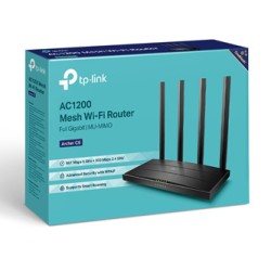 TP-LINK router Archer C6 V3 2.4GHz i 5GHz, extender/ wzmacniacz, access point, IPv6, 1200Mbps, zewnętrzna Antena 802.11ac, Połąc