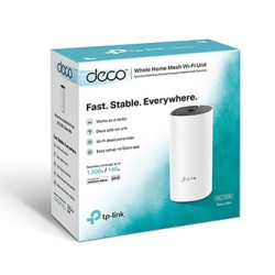 TP-LINK Wifi Mesh kit Deco M4(1-pack) 2.4GHz i 5GHz, access point, IPv6, 1200Mbps, zintegrowana Antena 802.11ac, 1Pack, ISP, kon