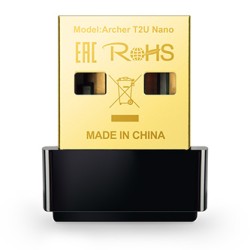 TP-LINK USB klient Archer T2U Nano 2.4GHz i 5GHz, 600Mbps, zintegrowana Antena 802.11ac, dual-band, nano design