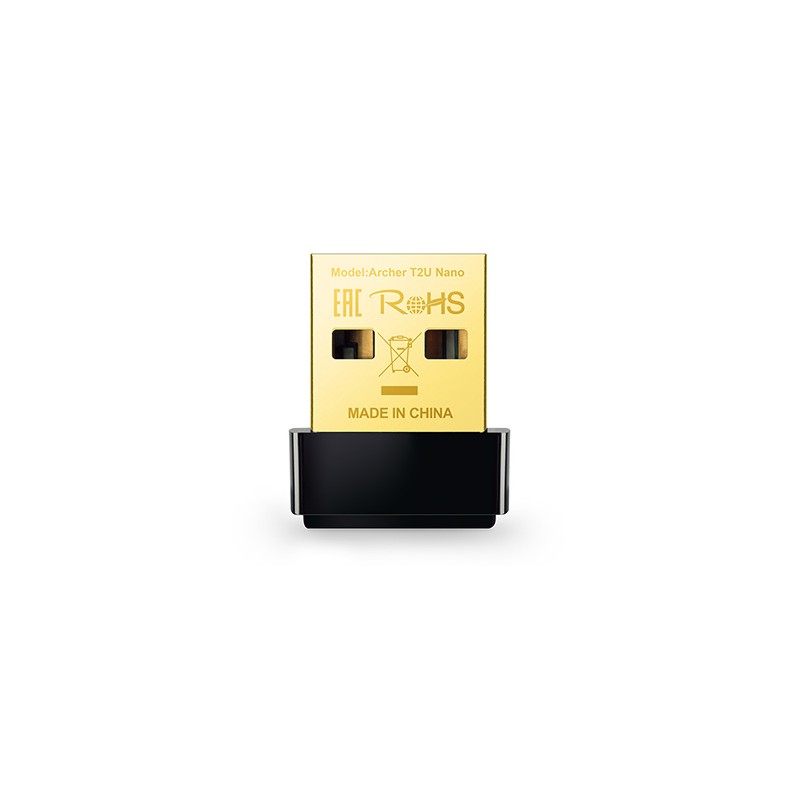 TP-LINK USB klient Archer T2U Nano 2.4GHz i 5GHz, 600Mbps, zintegrowana Antena 802.11ac, dual-band, nano design