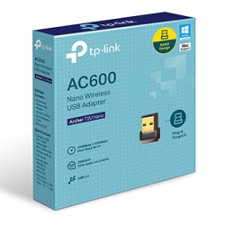 TP-LINK USB klient Archer T2U Nano 2.4GHz i 5GHz, 600Mbps, zintegrowana Antena 802.11ac, dual-band, nano design