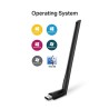 TP-LINK USB klient Archer T2U Plus 2.4GHz i 5GHz, IPv6, 600Mbps, zewnętrzna Antena 802.11ac, 5dBi antena