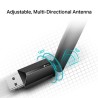 TP-LINK USB klient Archer T2U Plus 2.4GHz i 5GHz, IPv6, 600Mbps, zewnętrzna Antena 802.11ac, 5dBi antena