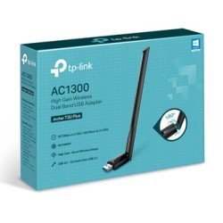 TP-LINK USB klient Archer T3U Plus 2.4GHz i 5GHz, IPv6, 867Mbps, stały Antena 802.11ac, 5dBi antena