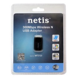 NETIS USB klient WF2123 2.4GHz, access point, 300Mbps, zintegrowana Antena 802.11n, EOL