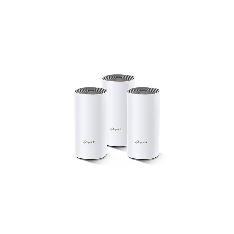 TP-LINK Wifi Mesh kit Deco E4(3-pack) 2.4GHz i 5GHz, access point, IPv6, 1200Mbps, zintegrowana Antena 802.11ac, 3Pack, ISP, och
