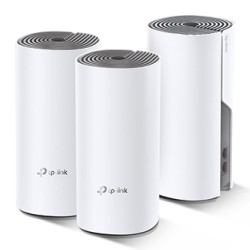 TP-LINK Wifi Mesh kit Deco E4(3-pack) 2.4GHz i 5GHz, access point, IPv6, 1200Mbps, zintegrowana Antena 802.11ac, 3Pack, ISP, och
