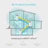 TP-LINK Wifi Mesh kit Deco M4(3-pack) 2.4GHz i 5GHz, access point, IPv6, 1200Mbps, wbudowana Antena 802.11ac, 3-Pack, ISP