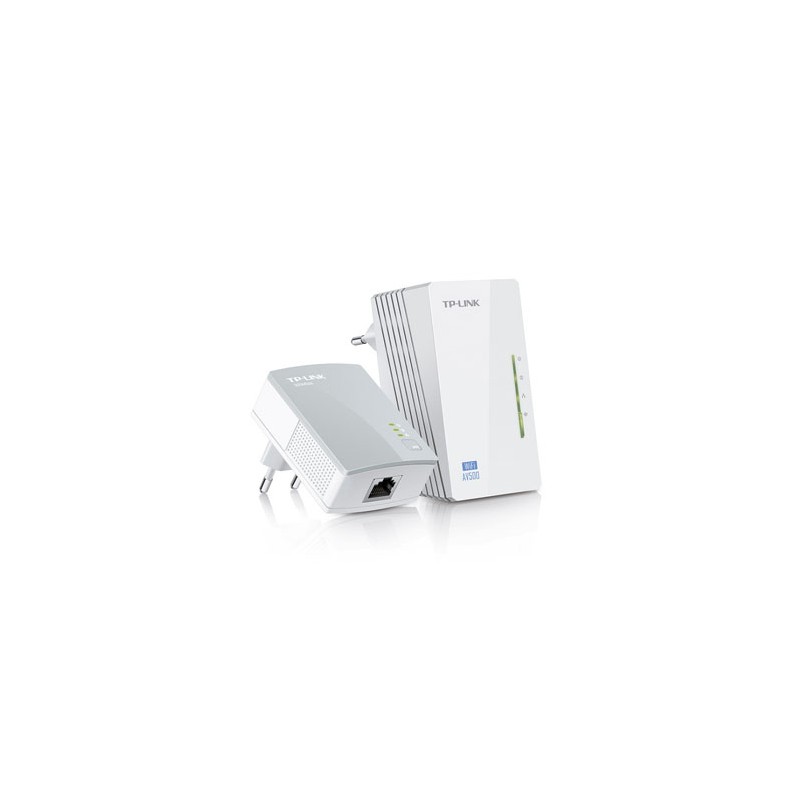 TP-LINK powerline (LAN przez 230V) TL-WPA4220 KIT 2.4GHz, extender/ wzmacniacz, 600Mbps, Wifi Clone