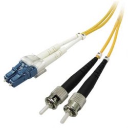 Optyczny Patch Cord Single mod (9/125), 2xLC - 2xST, 1m, economy, EOL