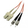 Optyczny Patch Cord Multi mod (50/125), ST - SC, 1m, economy, EOL