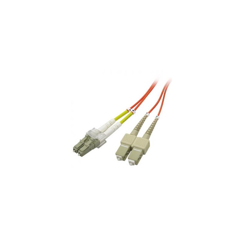 Optyczny Patch Cord Multi mod (62,5/125), 2xLC - 2xLC, 1m, economy, EOL