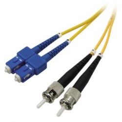 Optyczny Patch Cord Single mod (9/125), 2xST - 2xSC, 2m, economy, EOL