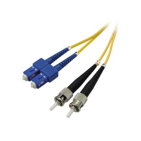 Optyczny Patch Cord Single mod (9/125), 2xST - 2xSC, 2m, economy, EOL