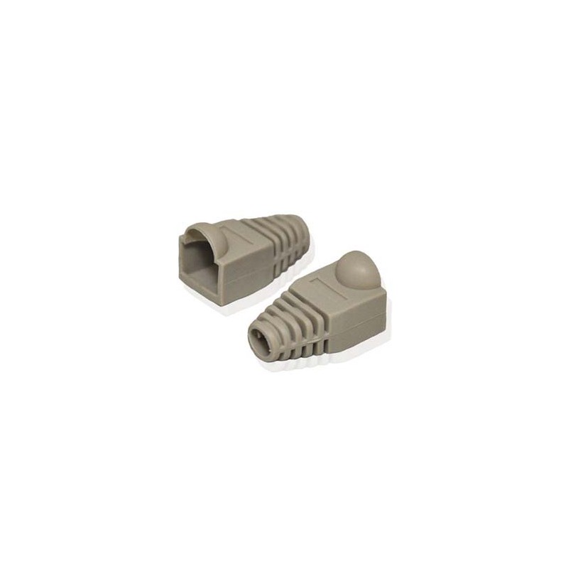 Pokrywa ochronna RJ45, cena za 1 szt., szara, 100-pack, z osłonką zastrzasku, EOL