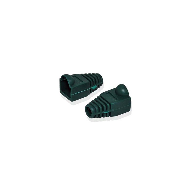 Pokrywa ochronna RJ45, zielona, 100-pack, z osłoną zatrzasku, cena za 1 szt, EOL