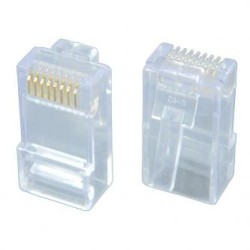 Konektor RJ45 Cat5e, drut, cena za 1 szt, 100-pack, EOL