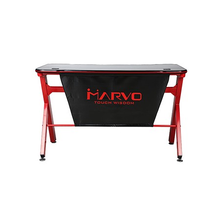 Marvo Biurko dla gracza DE-03, 120 x 66 cm, 73 cm, podświetlenie