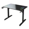 ULTRADESK Biurko dla gracza FREEZE V2, 109x69 cm, 75 cm, powierzchnia ze szkła hartowanego ULTRA-GLASS