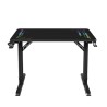 ULTRADESK Biurko dla gracza FREEZE V2, 109x69 cm, 75 cm, powierzchnia ze szkła hartowanego ULTRA-GLASS