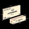 ULTRADESK Biurko dla gracza QUEST, 140x70cm, 72-120cm, szara-szara