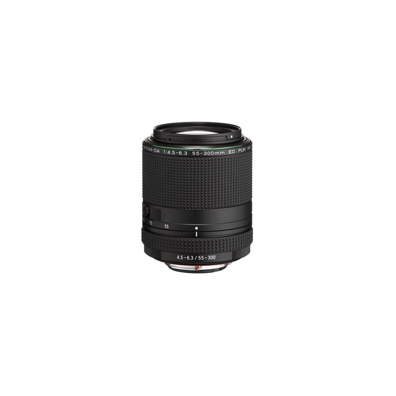 Pentax obiektyw HD PENTAX-DA 55-300mmF4-6.3ED PLM WR, czarny, 21277