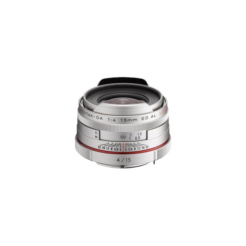 Pentax obiektyw HD DA 15mm f/4 ED AL Limited Silver, 21480