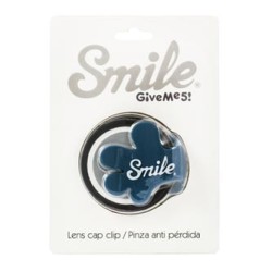 Smile klips do mocowania osłony obiektywu Giveme5, niebieski, 16401, EOL