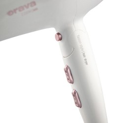 Orava HD-424 Suszarka do włosów z jonizacją, biało-różowy