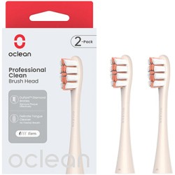 Oclean wymienne końcówki szczoteczek Professional Clean Medium 2 szt P1C8, złote