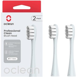 Oclean wymienne końcówki szczoteczek Professional Clean Medium 2 szt P1C9, srebrne