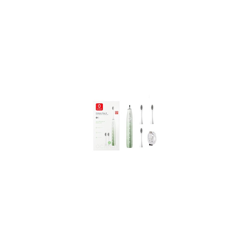 Oclean szczoteczka soniczna Flow S Set, zielony