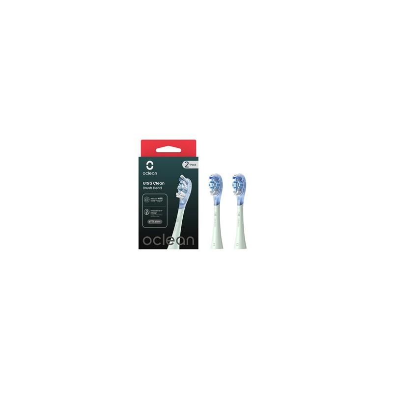 Oclean wymienne końcówki szczoteczek Ultra Clean UC01, zielony