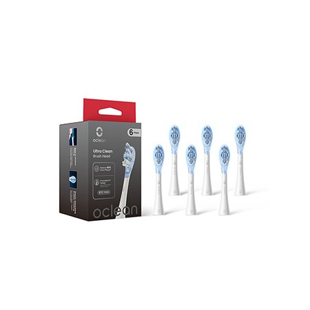 Oclean wymienne końcówki Ultra clean Ultra Clean 6 szt UC03 W06, białe