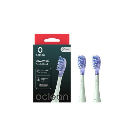 Oclean wymienne końcówki szczoteczek Ultra White 2 szt UW01, zielony